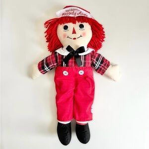 Raggedy Andy 2015 100th Anniversary Handmade by Aurora 16” Red Soft Doll
